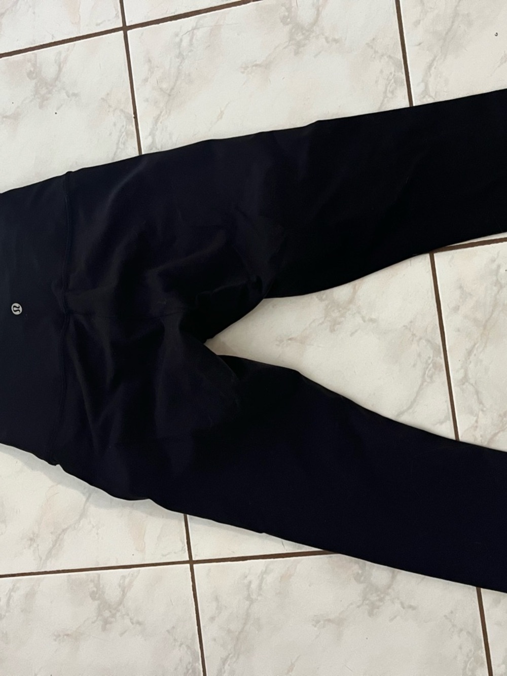lululemon athletica Black Cropped Leggings